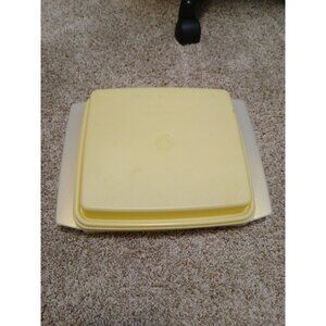 Vintage Tupperware Deviled Egg Carrier Tray Keeper Container #723-2 w Lid & Tray